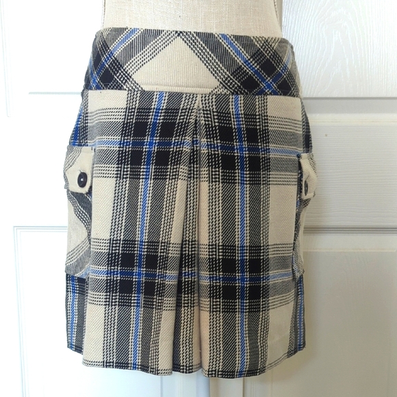 Vintage Mossimo Plaid Mini Skirt with Pockets - Picture 1 of 4